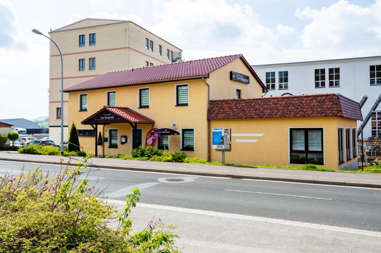 Pension & Gaststaette Zur Salzgrube Sondershausen Buitenkant foto