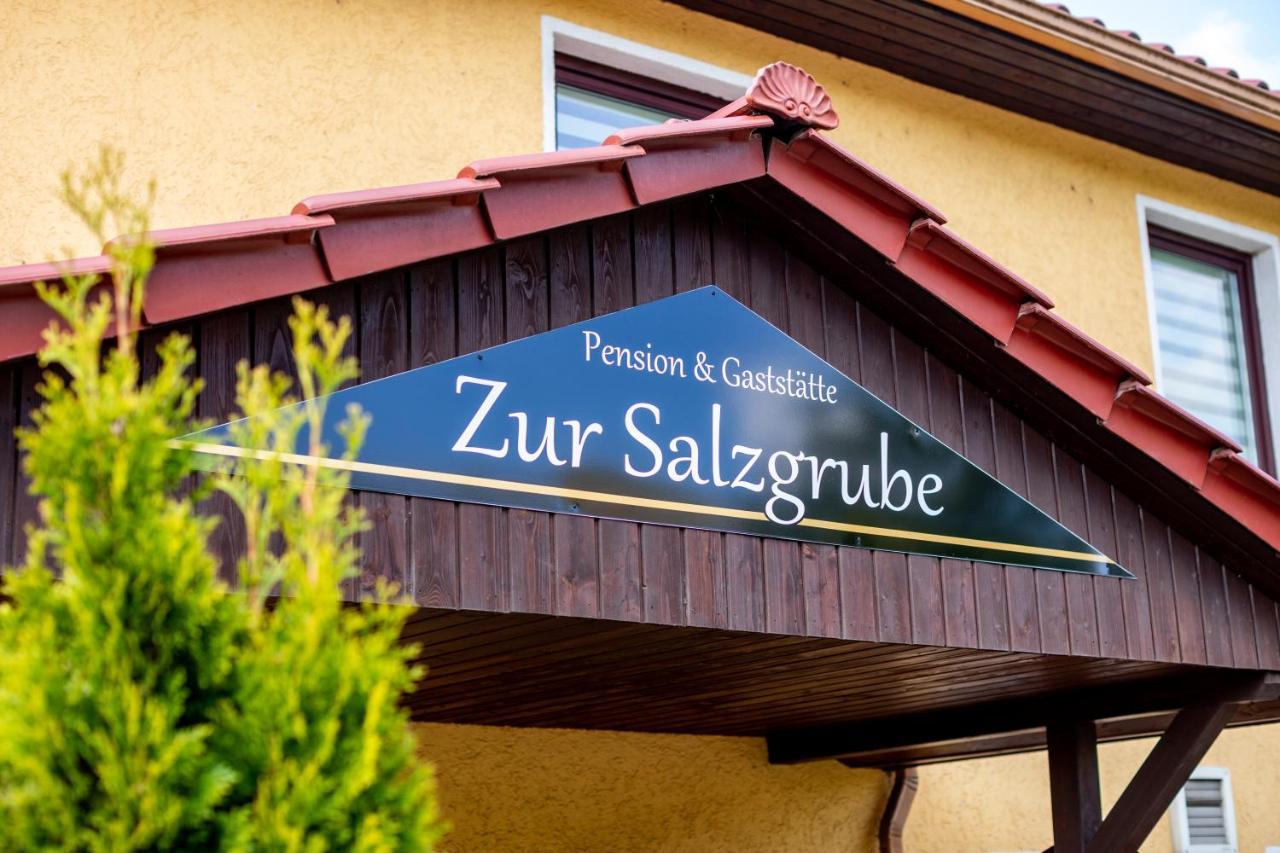 Pension & Gaststaette Zur Salzgrube Sondershausen Buitenkant foto